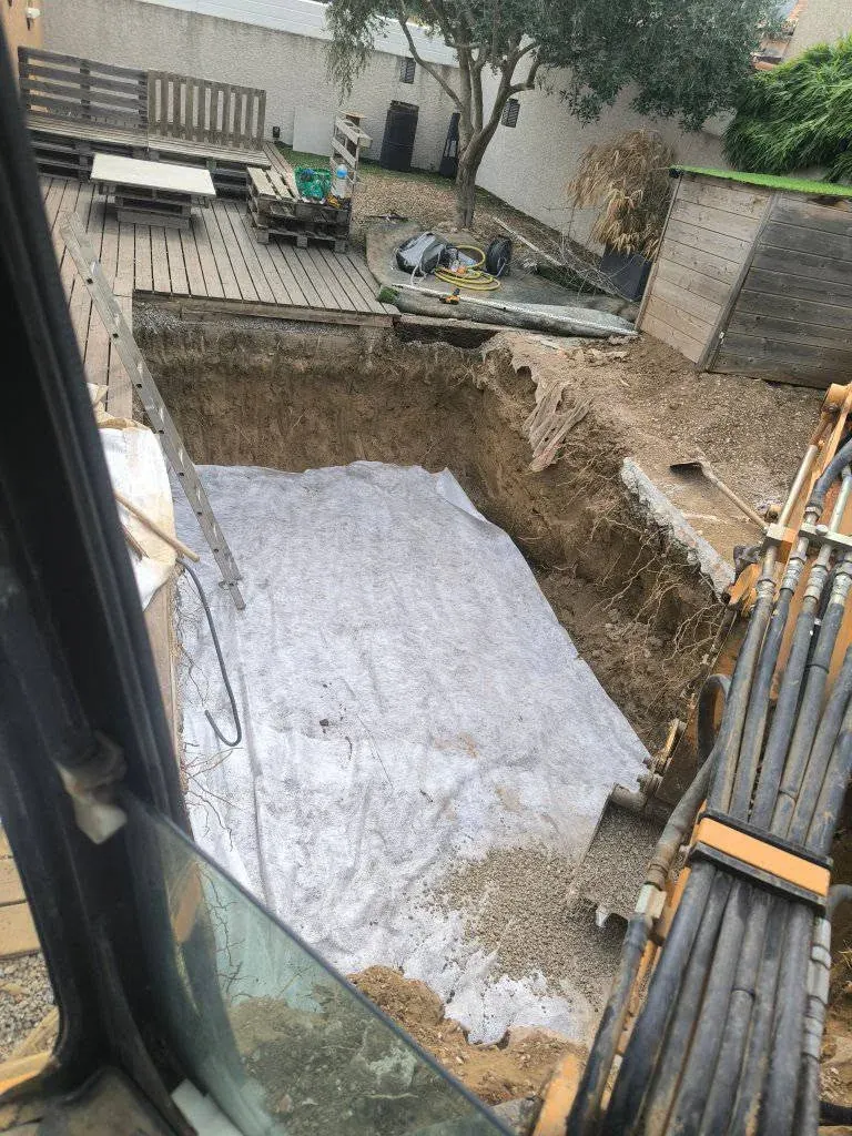 Chantier MHT 34 illustrant : Aménagements extérieurs